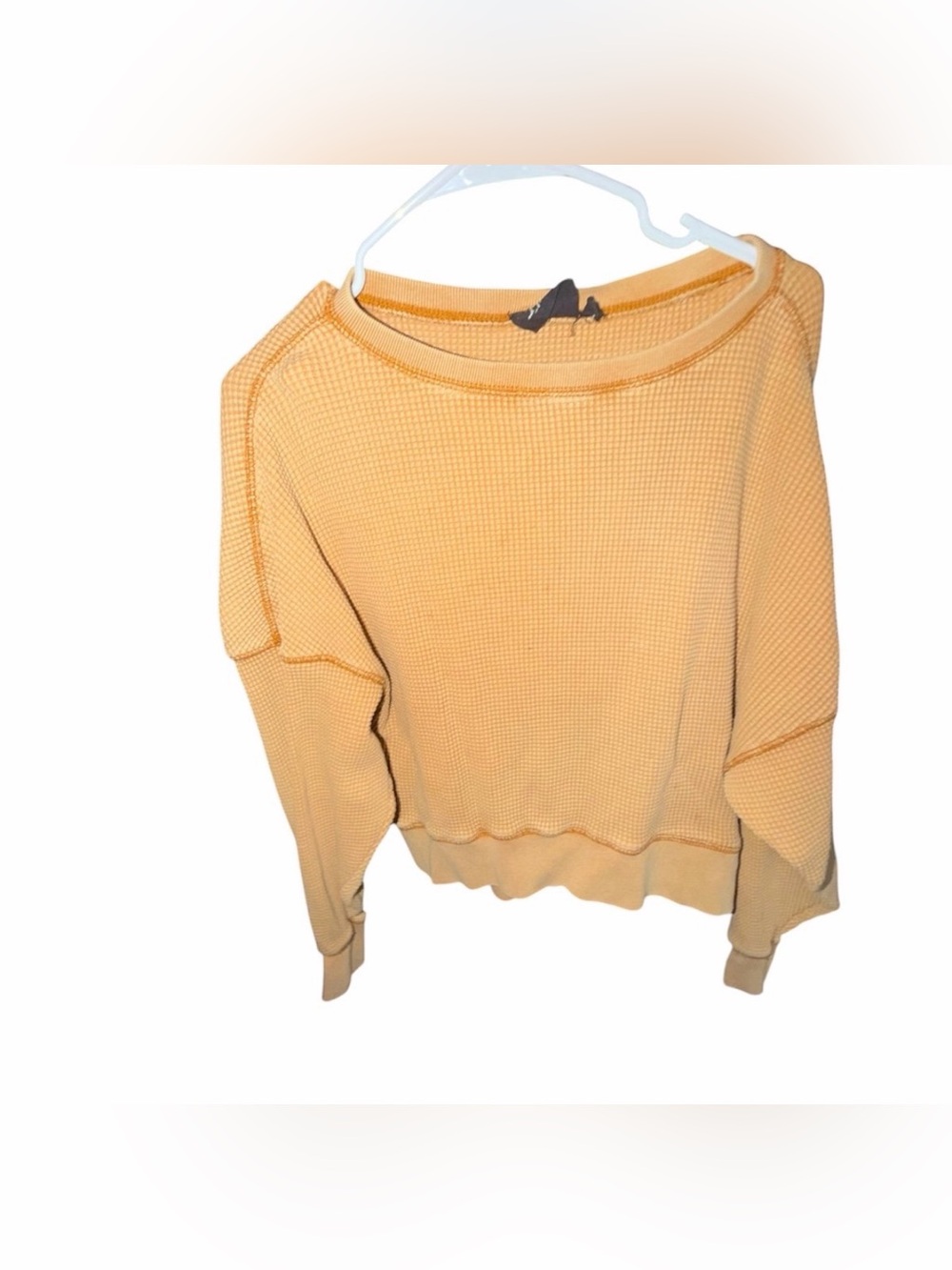 Out From Under Urban Outfitters Waffle Knit Long Sleeve Top